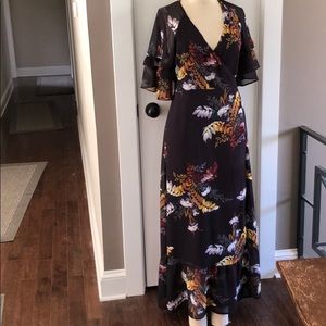 Made well Flattering Lined Wrap Dress